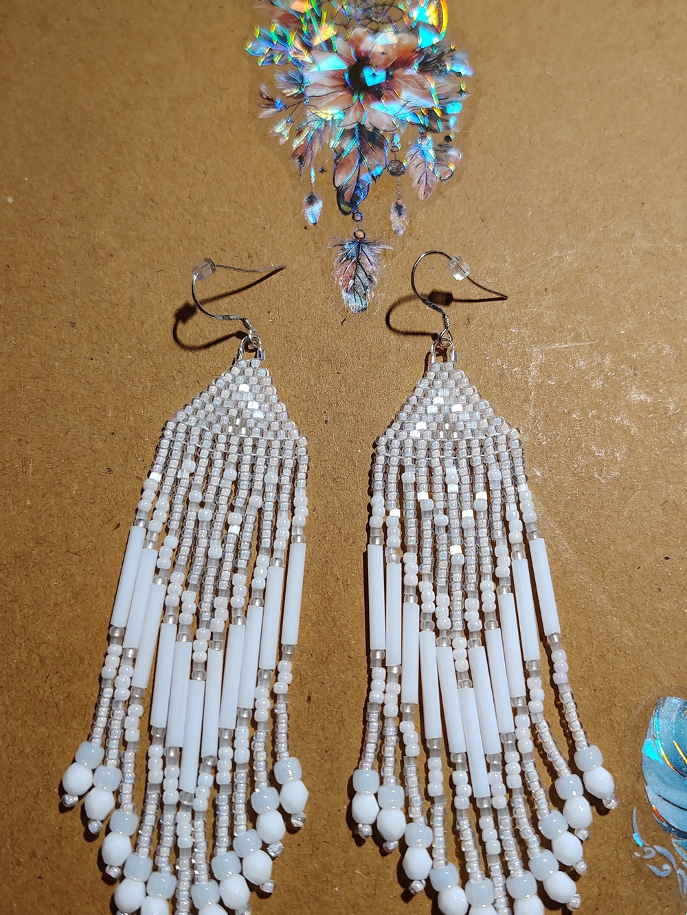 Handbeaded Native American Earrings